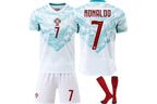 Ronaldo 2026 Portugal World Cup #7 Away Jersey Kit Youth/Adult (INTERNATIONAL STOCK)