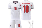 Bellingham 2026 England World Cup #10 Home Jersey Kit Youth/Adult (INTERNATIONAL STOCK)
