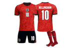 Bellingham 2026 England World Cup #10 Away Jersey Kit Youth/Adult (INTERNATIONAL STOCK)