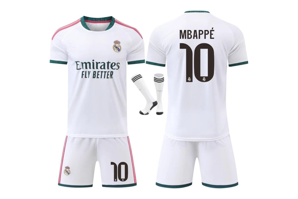 Mbappé Real Madrid 2026/27 Home Jersey #10 Kit Youth/Adult (INTERNATIONAL STOCK)