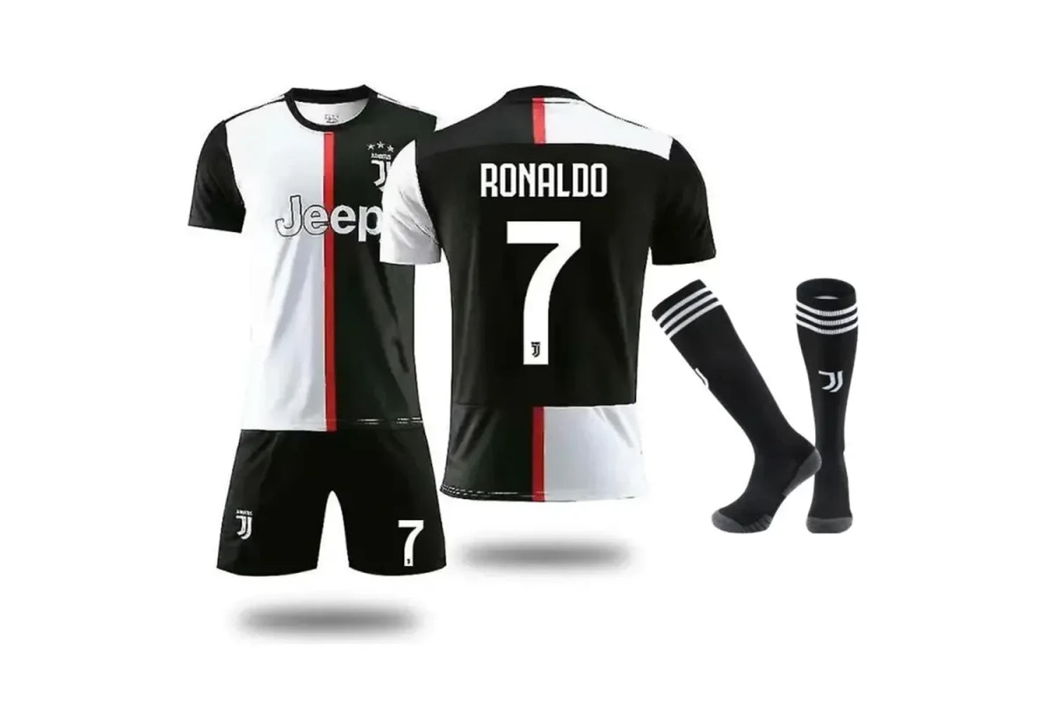 Juventus Home Ronaldo #7 CR7 Jersey Kit Youth/Adult INTERNATIONAL STOCK