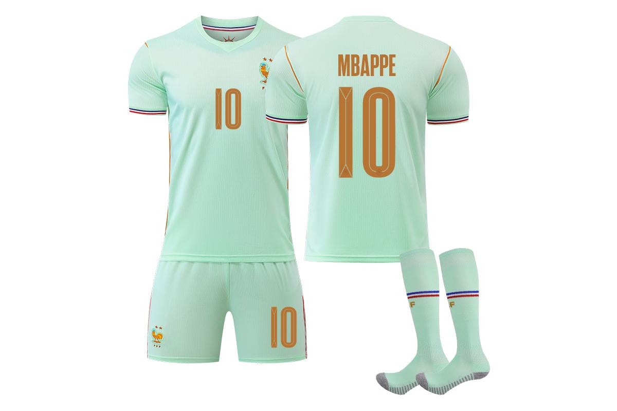 Mbappé 2026 France World Cup #10 Away Jersey Kit Youth/Adult (INTERNATIONAL STOCK)