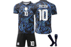 Messi 2026 Argentina World Cup #10 Away Jersey Kit Youth/Adult (INTERNATIONAL STOCK)