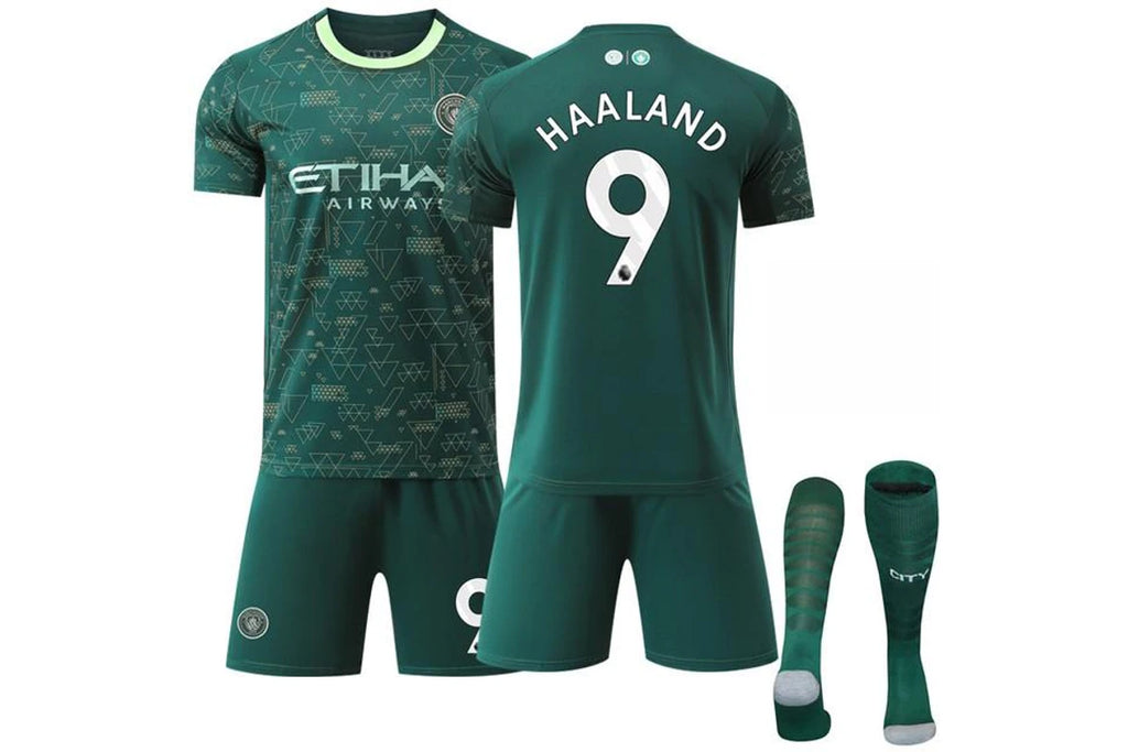 Haaland 2026 Manchester City #9 Away Jersey Kit Youth/Adult (INTERNATIONAL STOCK)