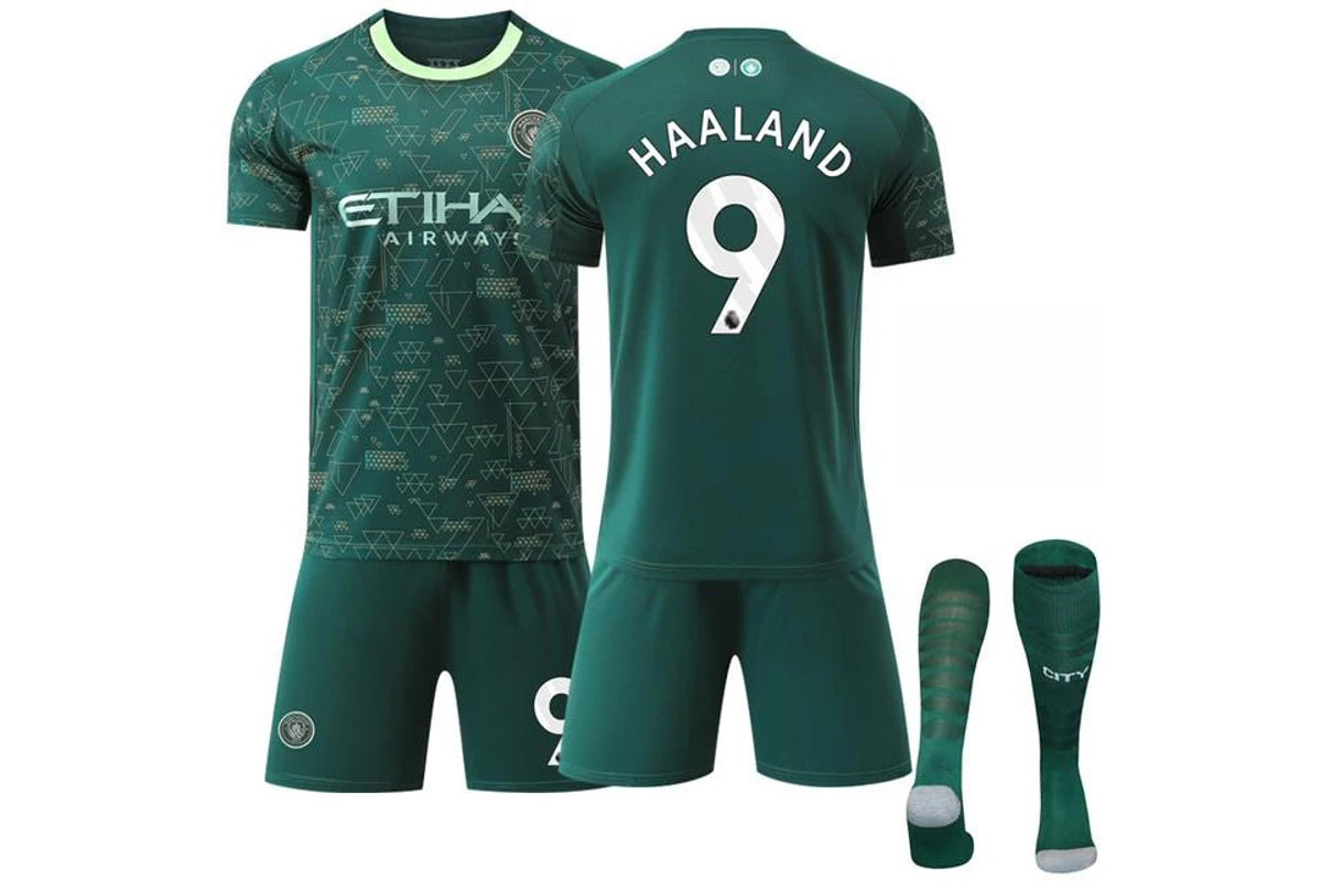 Haaland 2026 Manchester City #9 Away Jersey Kit Youth/Adult (INTERNATIONAL STOCK)