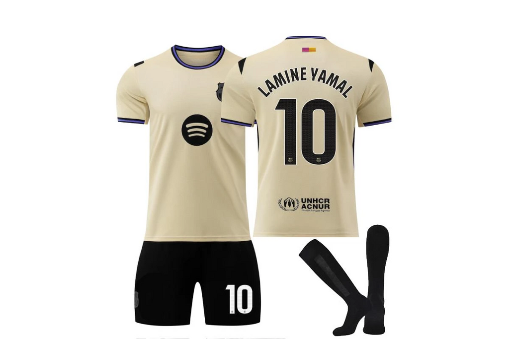 Lamine Yamal 25/26 Barcelona Away #10 Jersey Kit Youth/Adult (INTERNATIONAL STOCK)