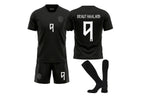 Haaland 2026 Norway World Cup #9 Away Jersey Kit Black Youth/Adult (INTERNATIONAL STOCK)