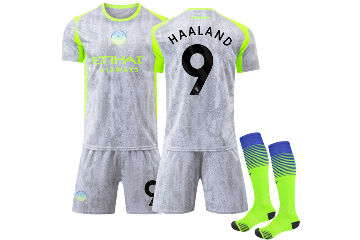 Haaland 2026 Manchester City #9 Third Jersey Unisex Fan Kit Youth/Adult (INTERNATIONAL STOCK)