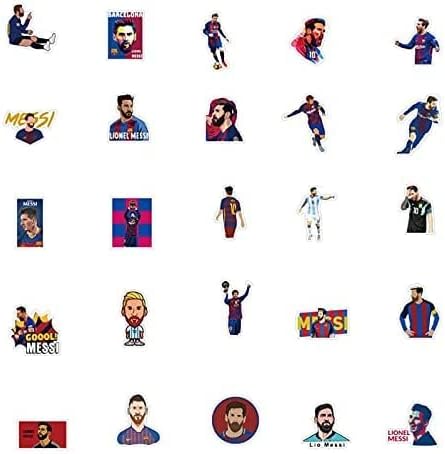 Messi Stickers Small Decals |50 Pcs| for Hydro Flasks Laptop Phone Case Computer Water Bottle