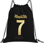 Football Legend Ronaldo Drawstring Bag | 36x30cm Midi Sized Backpack