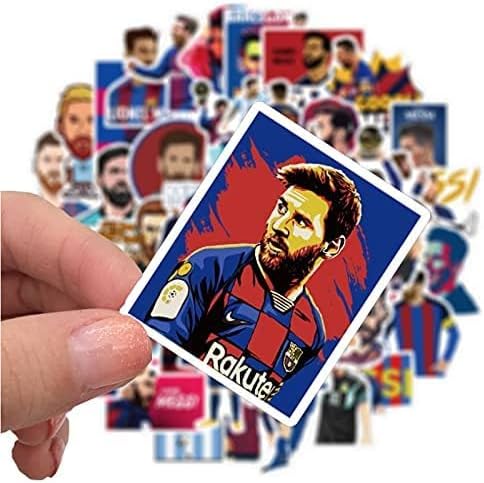 Messi Stickers Small Decals |50 Pcs| for Hydro Flasks Laptop Phone Case Computer Water Bottle