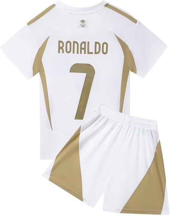 NASSR Riyadh Al Home 2024/25 Jersey Ronaldo CR7 #7 Kit Youth LOCAL STOCK