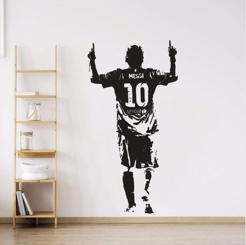 Messi EXTRA-LARGE Wall Sticker (PVC Vinyl, 110 cm x 57 cm)