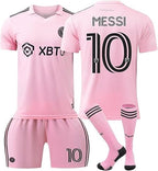 Inter Miami Away Jersey Messi #10 Pink/Black Youth Kit LOCAL STOCK
