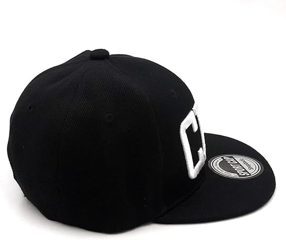 Ronaldo CR7 Embroidered Cap Hat Snapback Adjustable Black/White
