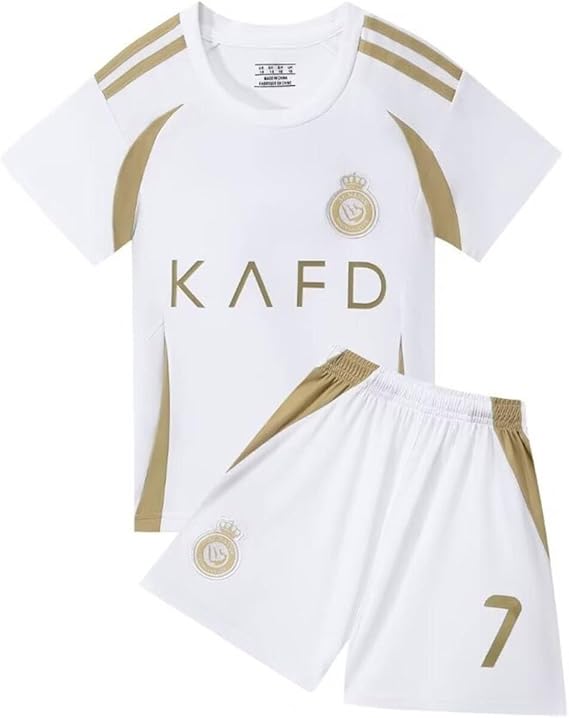 NASSR Riyadh Al Home 2024/25 Jersey Ronaldo CR7 #7 Kit Youth LOCAL STOCK