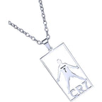 Cristiano Ronaldo CR7 Pendant Chain Necklace Premium Stainless Steel