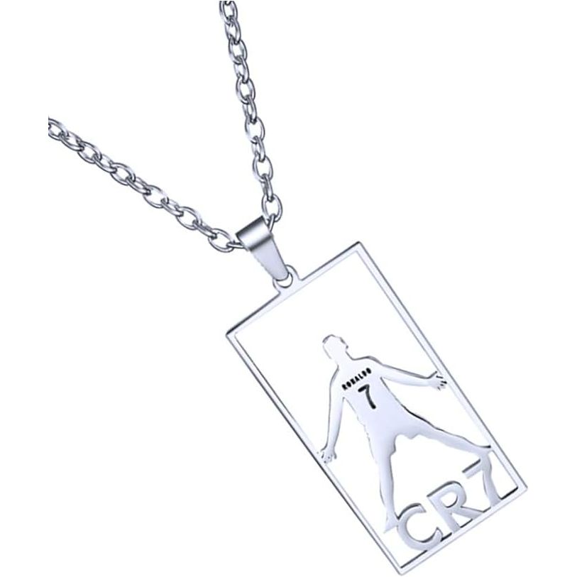 Cristiano Ronaldo CR7 Pendant Chain Necklace Premium Stainless Steel