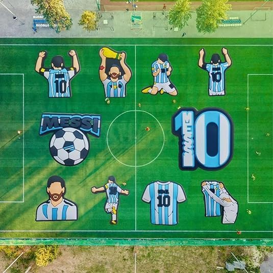 Croc Jibbitz Lionel Messi Soccer Shoe Charms Pins - 16 Pack