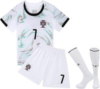 Portugal 2025/26 Away Jersey Ronaldo CR7 #7 Kit Youth (LOCAL STOCK)