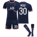 PSG Home Jersey Messi #30 Navy Blue Youth Kit LOCAL STOCK