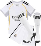 Real Madrid Home Jersey Ronaldo #7 White Youth Kit (LOCAL STOCK)