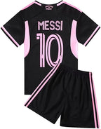 Inter Miami Home Jersey Messi #10 Black/Pink Youth Kit LOCAL STOCK