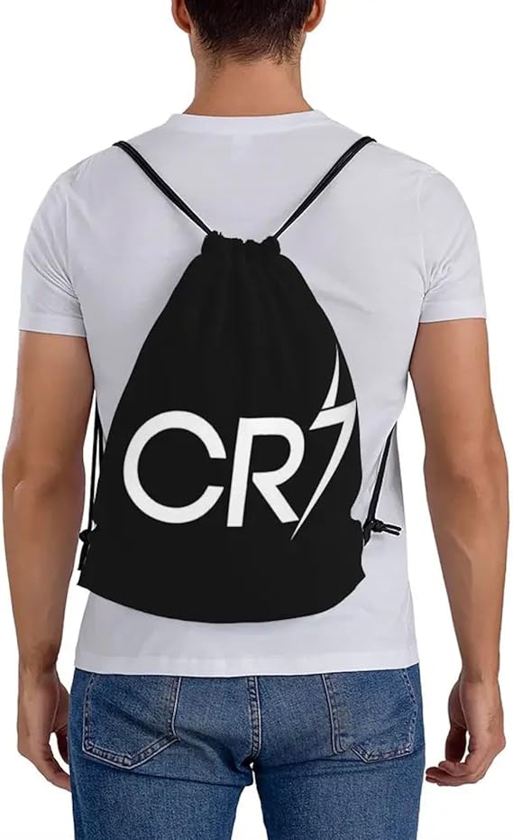 Football Legend Ronaldo CR7 Drawstring Bag | 36x30cm Midi Sized Backpack