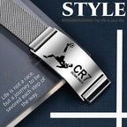 Cristiano Ronaldo CR7 Soccer Fan Commemorative Bracelet | Stainless Steel | Adjustable