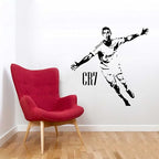 Ronaldo CR7 EXTRA-LARGE Wall Sticker (PVC Vinyl, 86 cm x 86 cm)