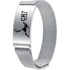 Cristiano Ronaldo CR7 Soccer Fan Commemorative Bracelet | Stainless Steel | Adjustable