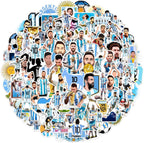 Messi Stickers Small Decals |100 Pcs| for Hydro Flasks Laptop Phone Case Computer Water Bottle