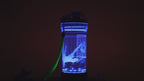 Light Up LED Multicolour Water Bottle with 3D Soccer Lamp